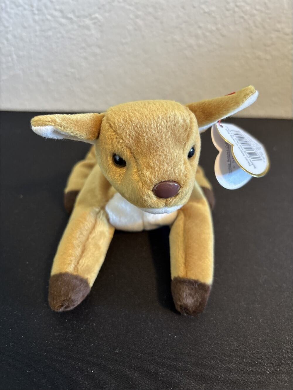 Ty Beanie Baby - WHISPER the Deer - DOB April 5, 1997